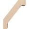 Ekena Millwork 5-inch W x 14-inch D x 18-inch H Burlington Rough Cedar Woodgrain TimberThane Knee Brace, Primed BRCUR05X14X18BURRCPR - alternate 5